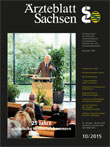 Titelbild der Ausgabe Okt 2015 des Ärzteblattes