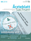 Titelbild der Ausgabe Sep 2018 des Ärzteblattes