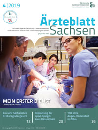 Titelbild der Ausgabe Apr 2019 des Ärzteblattes