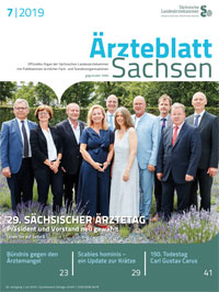 Titelbild der Ausgabe Jul 2019 des Ärzteblattes