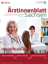 Titelbild der Ausgabe Aug 2019 des Ärzteblattes